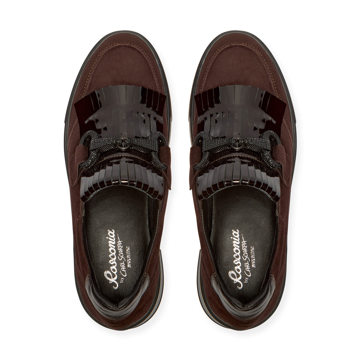 Mortine Brown Suede Loafer
