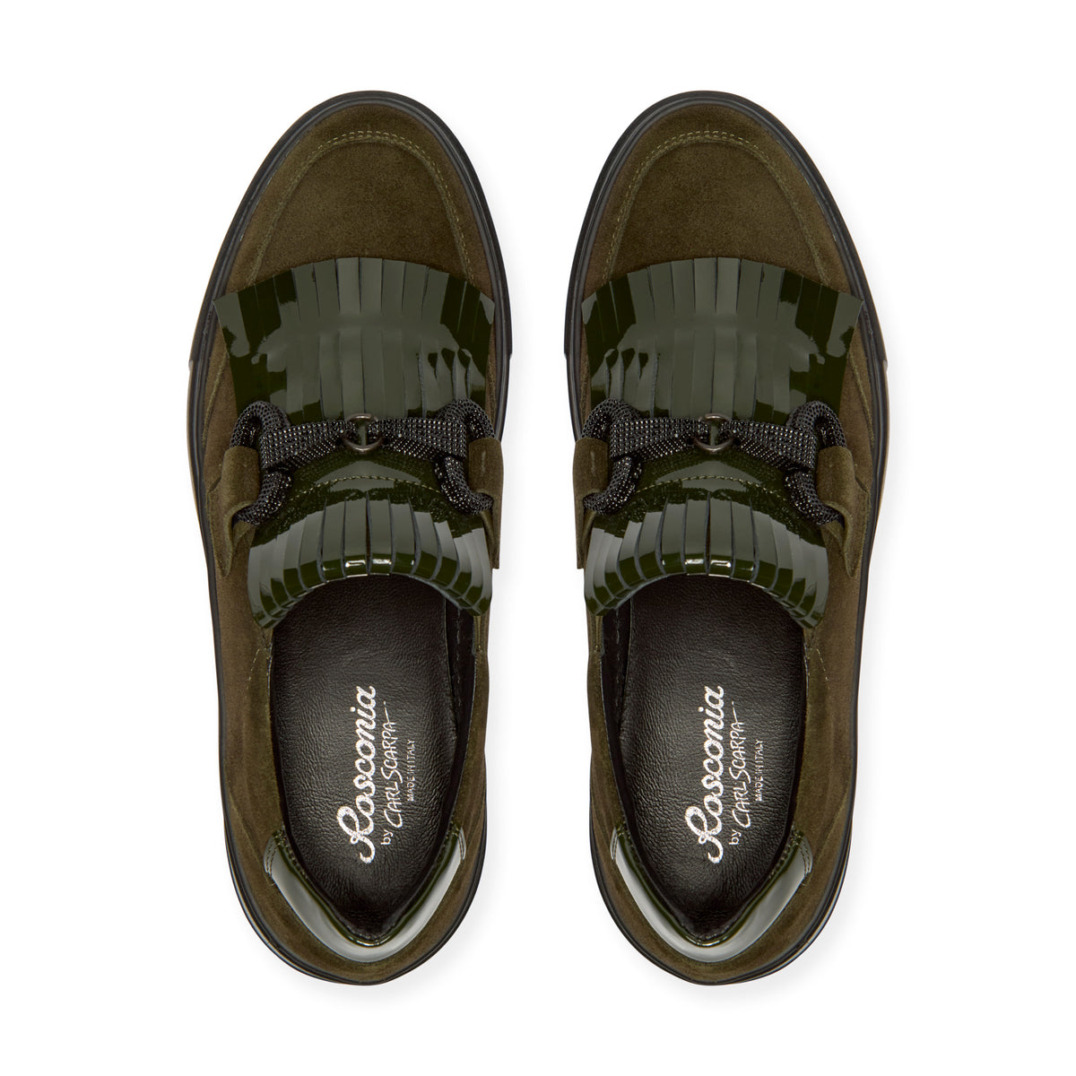 Mortine Green Suede Loafer