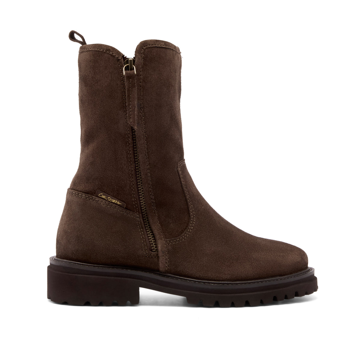Venini Brown Suede Ankle Boot