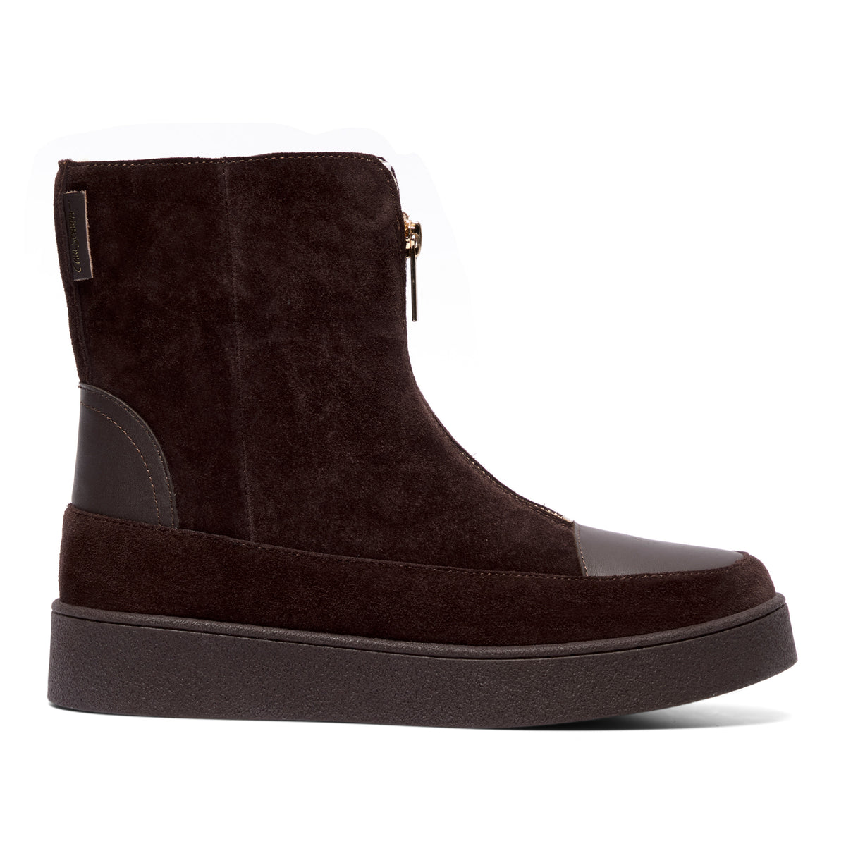 Morena Brown Suede Ankle Boot