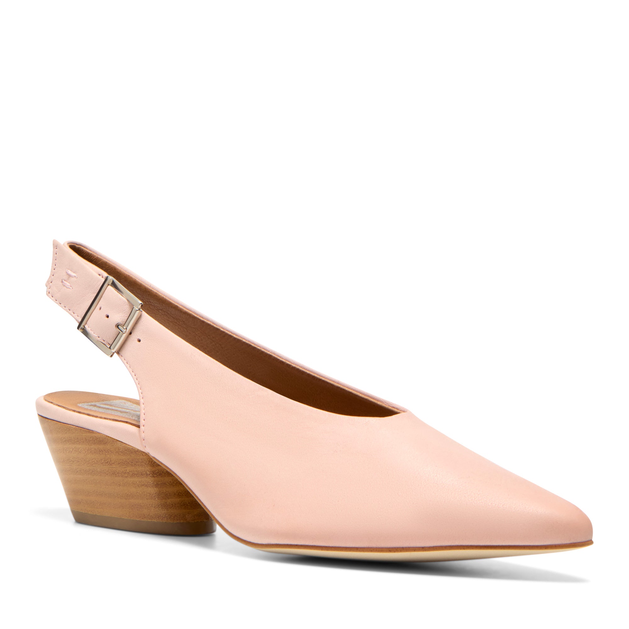 Costana Blush Slingback Block Heel