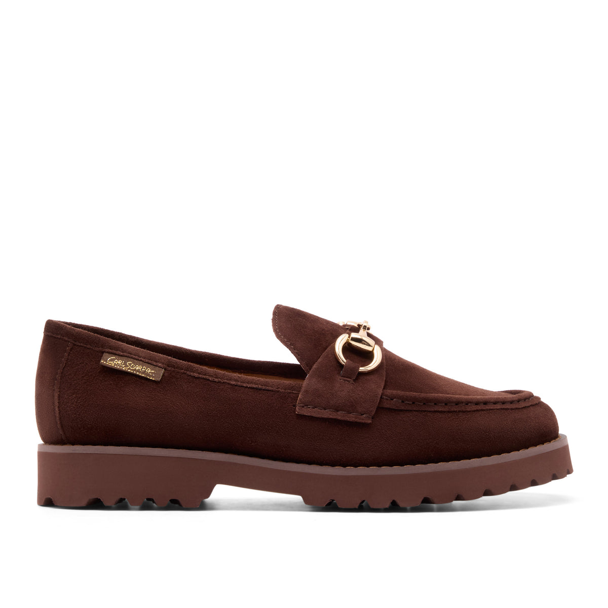 Diletta Brown Suede Loafer