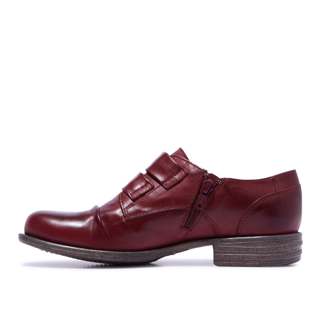 Gabbi Bordo Leather Loafers