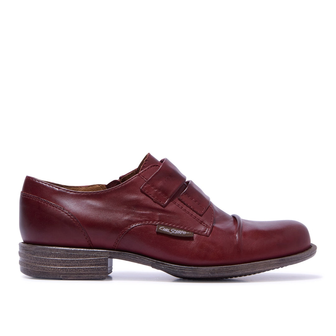 Gabbi Bordo Leather Loafers