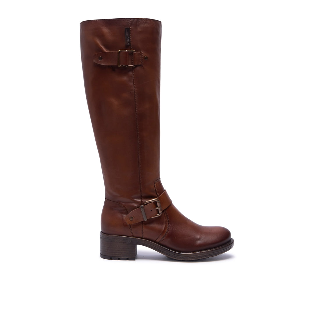 Percile Tan Leather Boots