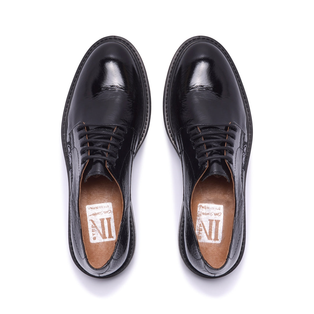 Plinio Black Patent Leather Loafers