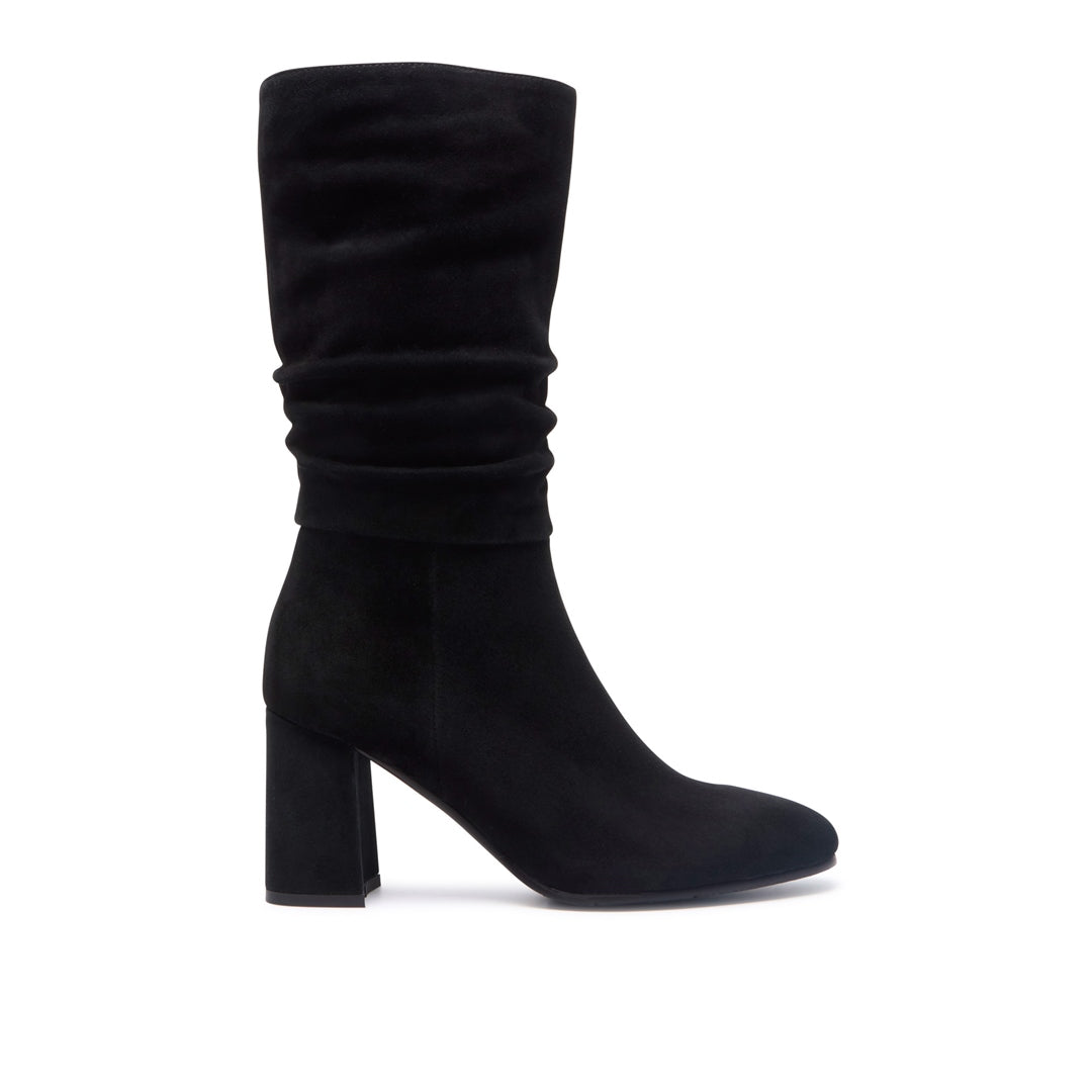 Tipici Black Suede Ankle Boots