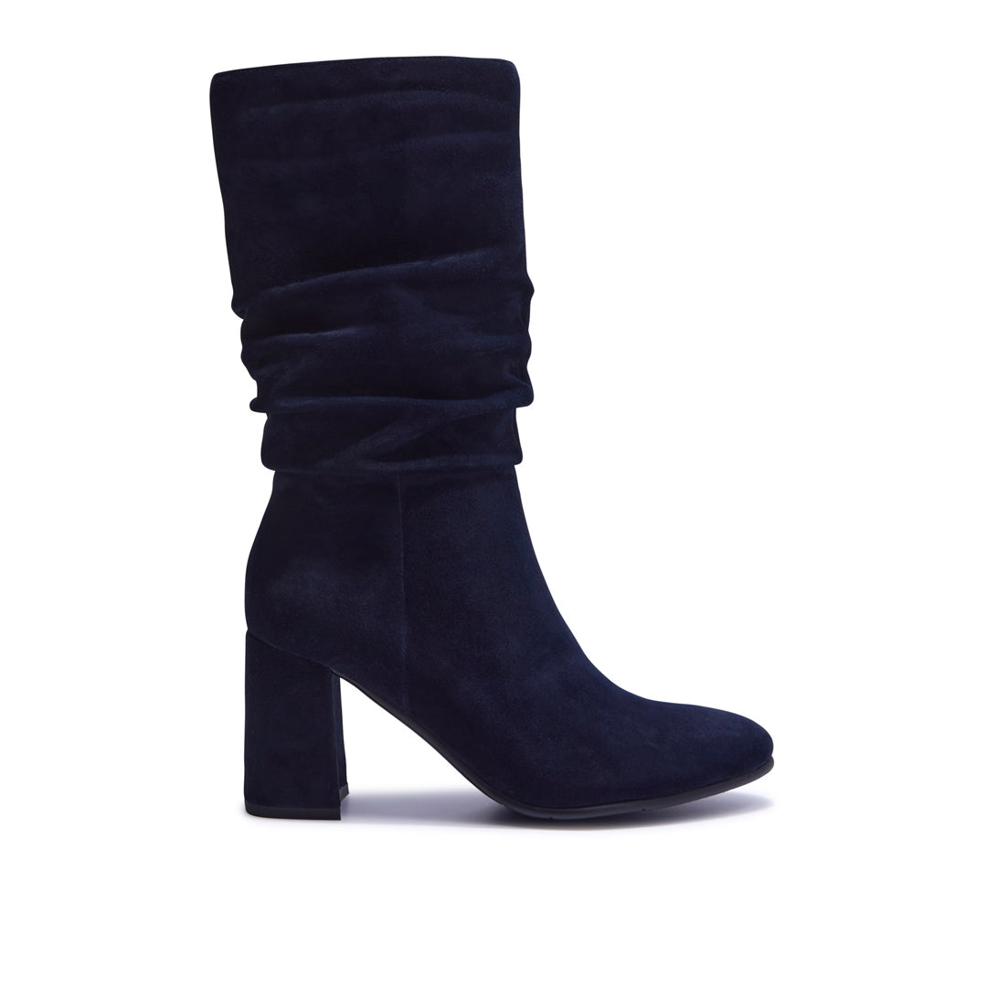 Tipici Navy Suede Ankle Boots
