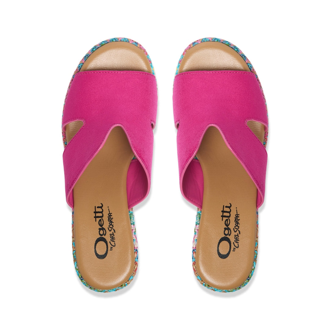 Rosini Fuchsia Platform Sandals
