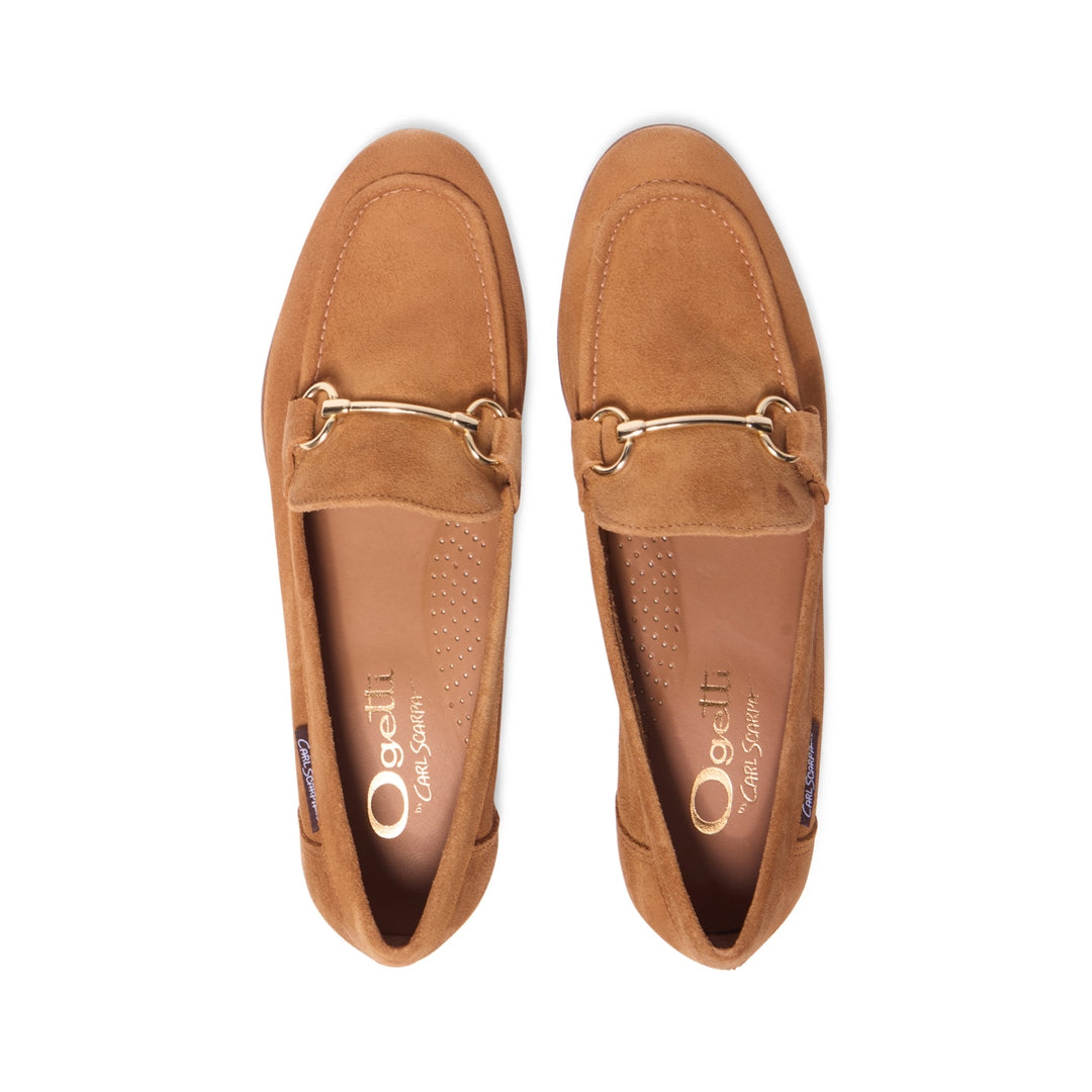 Arlie Tan Suede Loafers