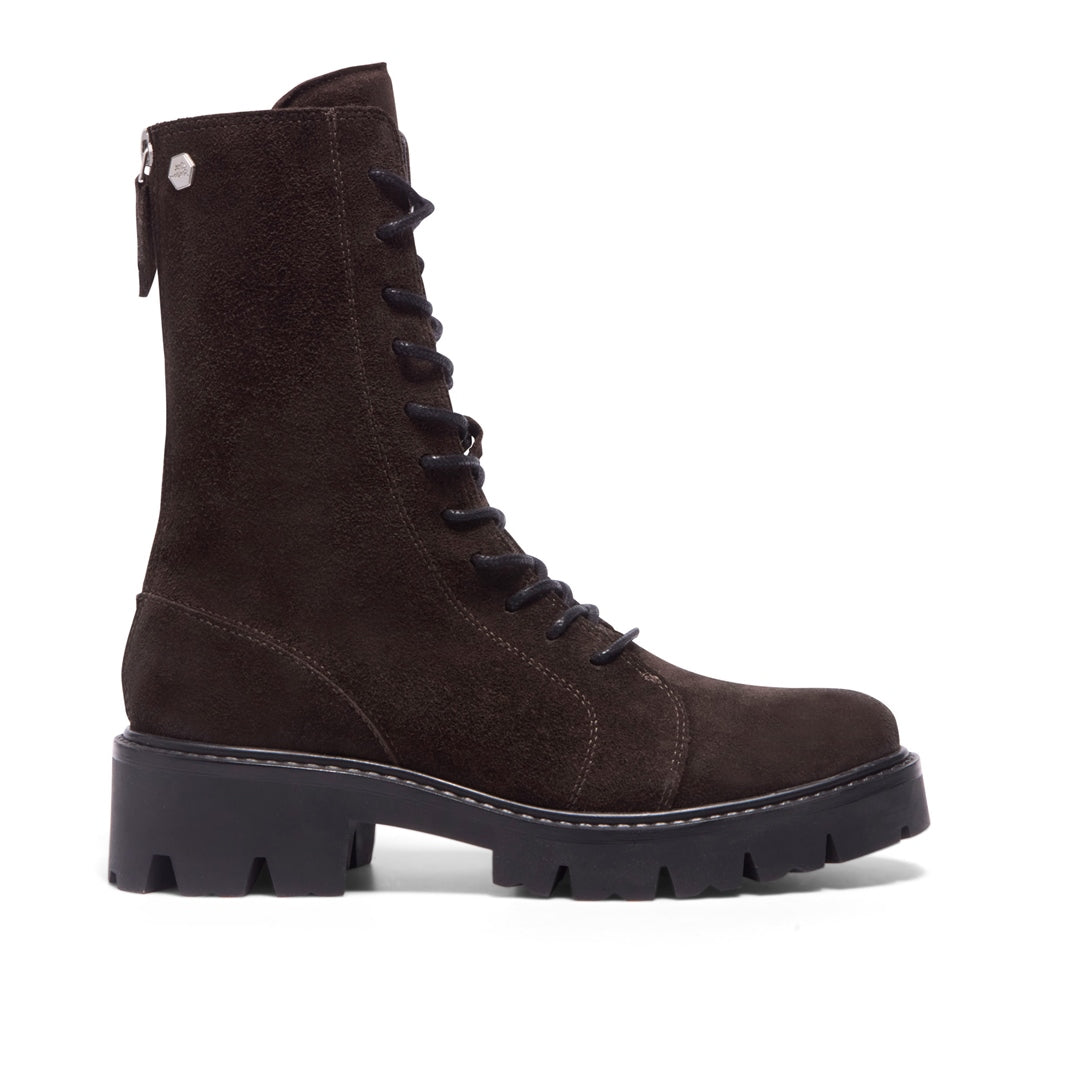 Caminetto Brown Suede Ankle Boots