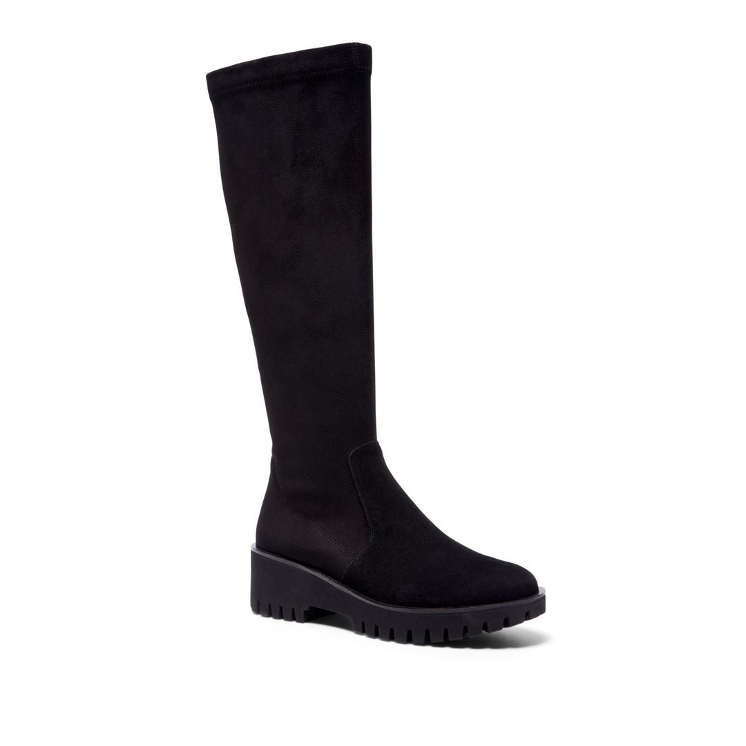 Chiara Black Suede Boots