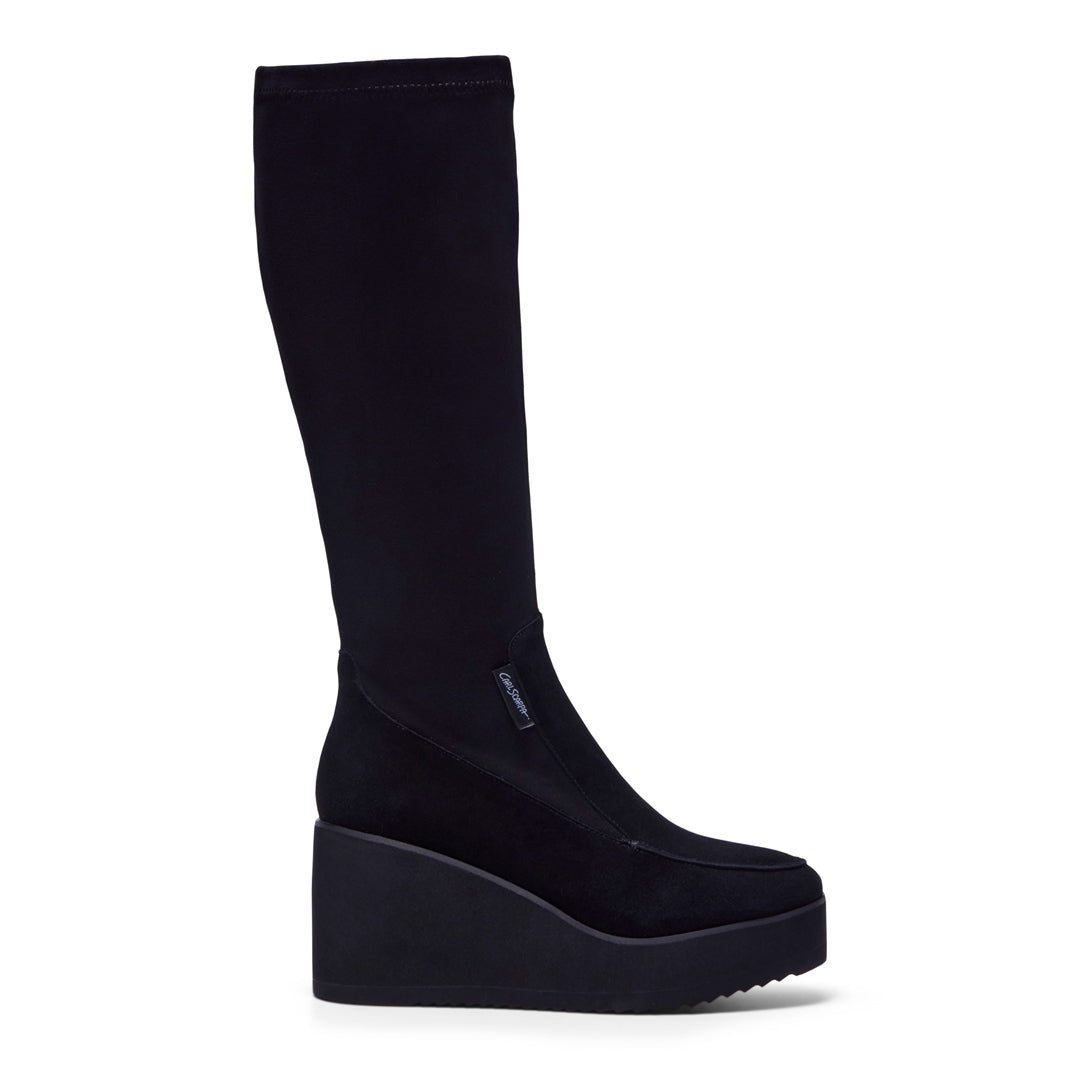 Costina Black Suede Boots
