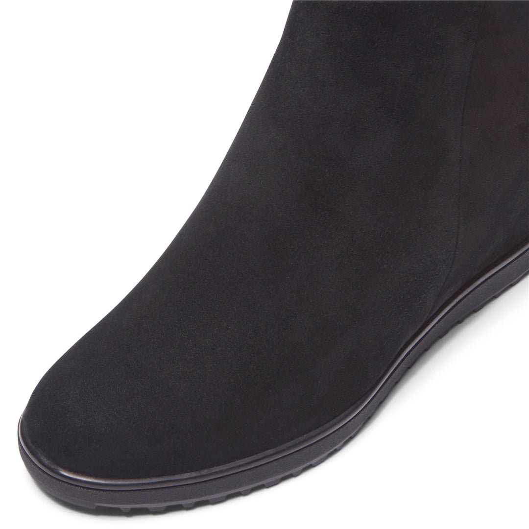 Fiasco Black Suede Ankle Boots