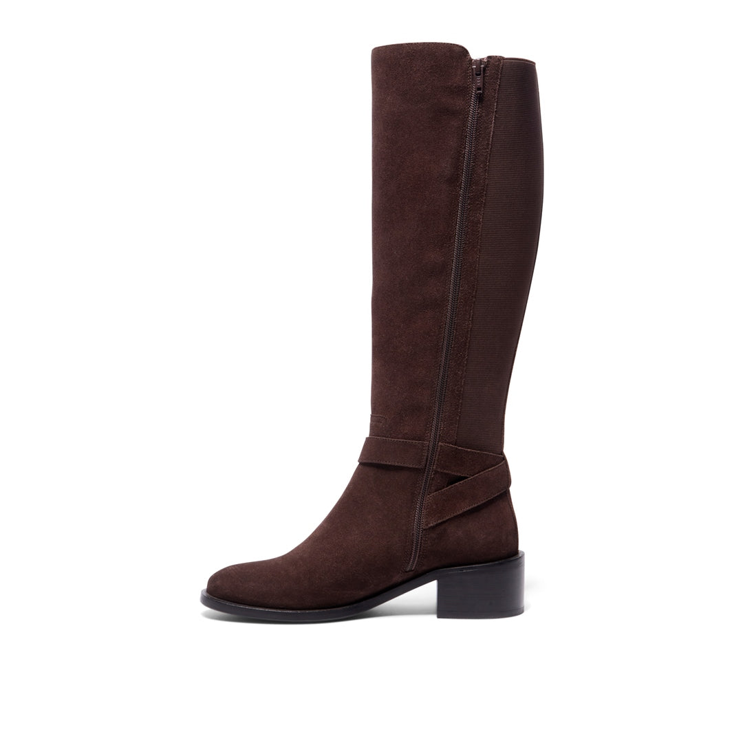 Iverna Brown Suede Boots