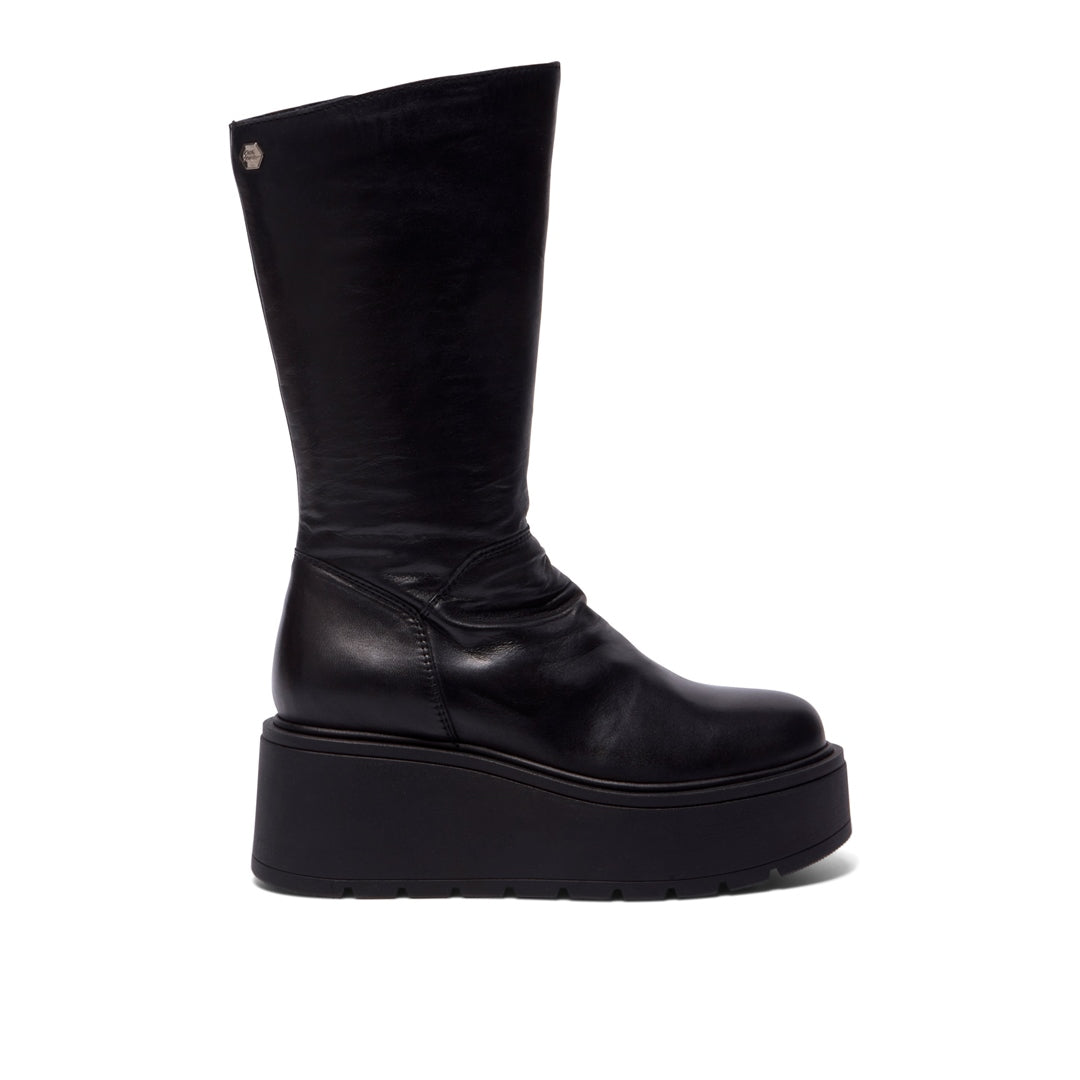 Lorenzetti Black Leather Ankle Boots