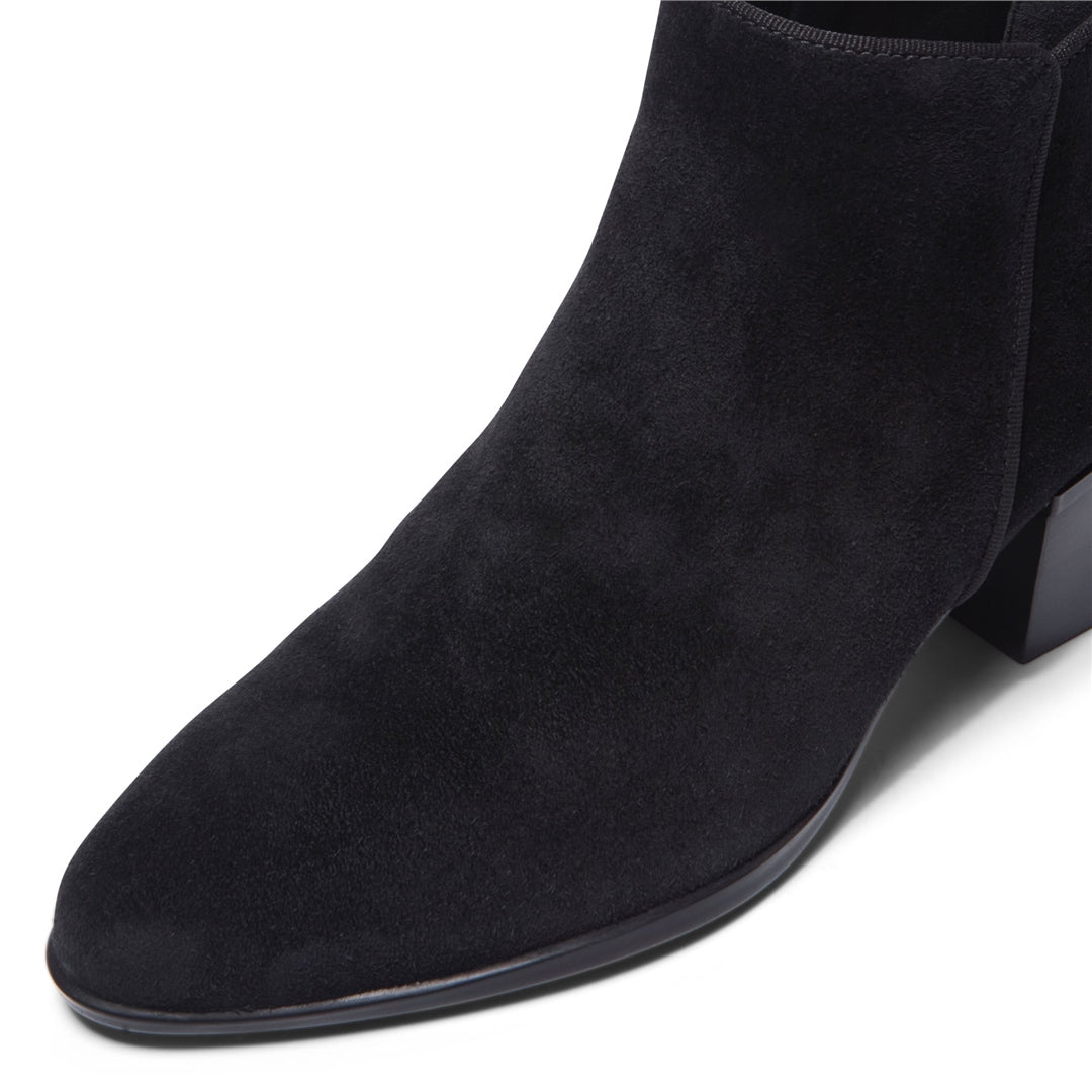 Malnatti Black Nubuck Ankle Boots