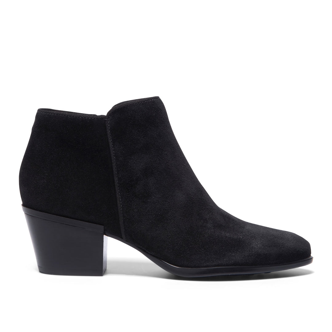 Malnatti Black Nubuck Ankle Boots