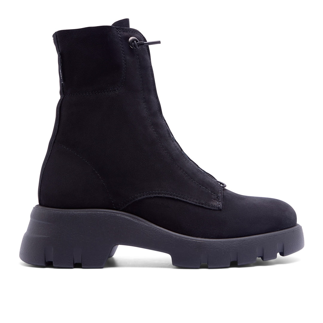 Prevale Black Suede Ankle Boots
