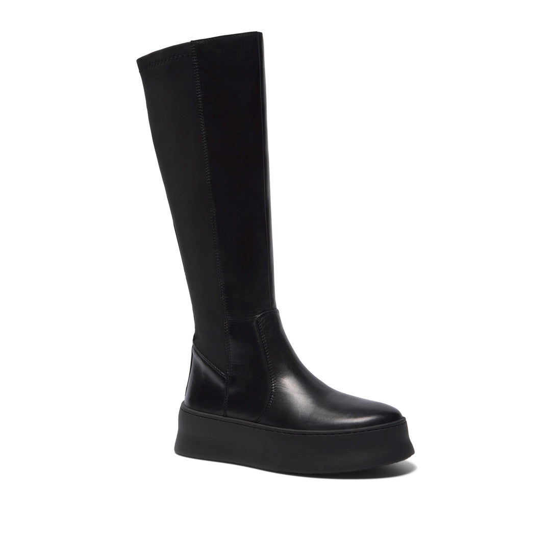 Scultura Black Leather Boots