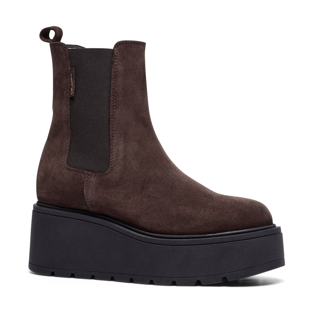Zennie Brown Suede Ankle Boots