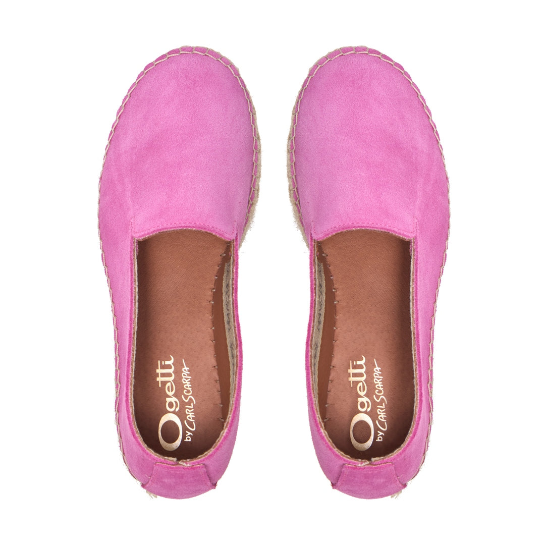 Faroh Fuchsia Suede Loafers