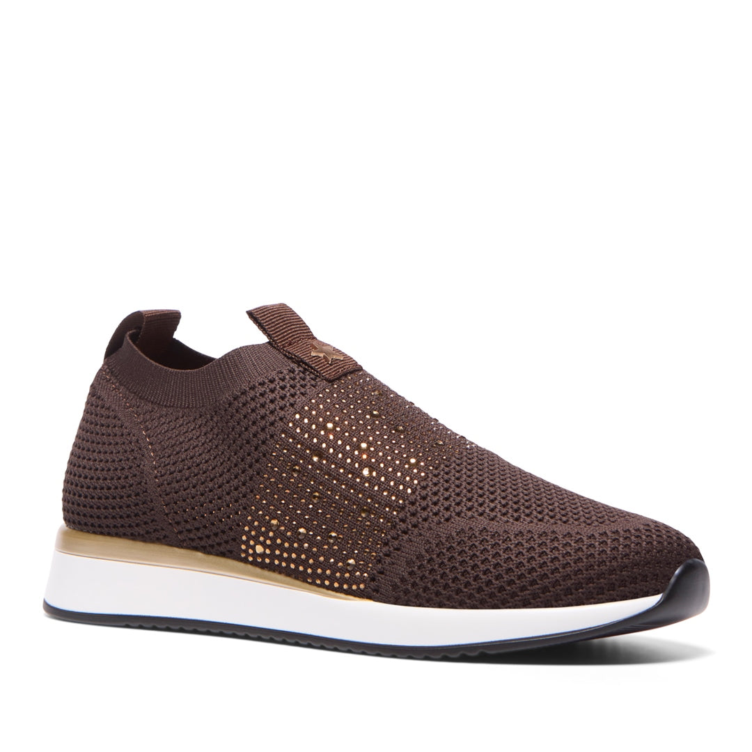 Giacinto Brown Textile Trainers