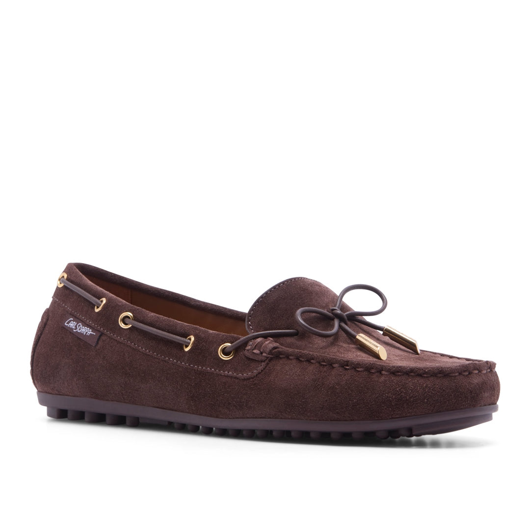 Istranga Brown Suede Loafers