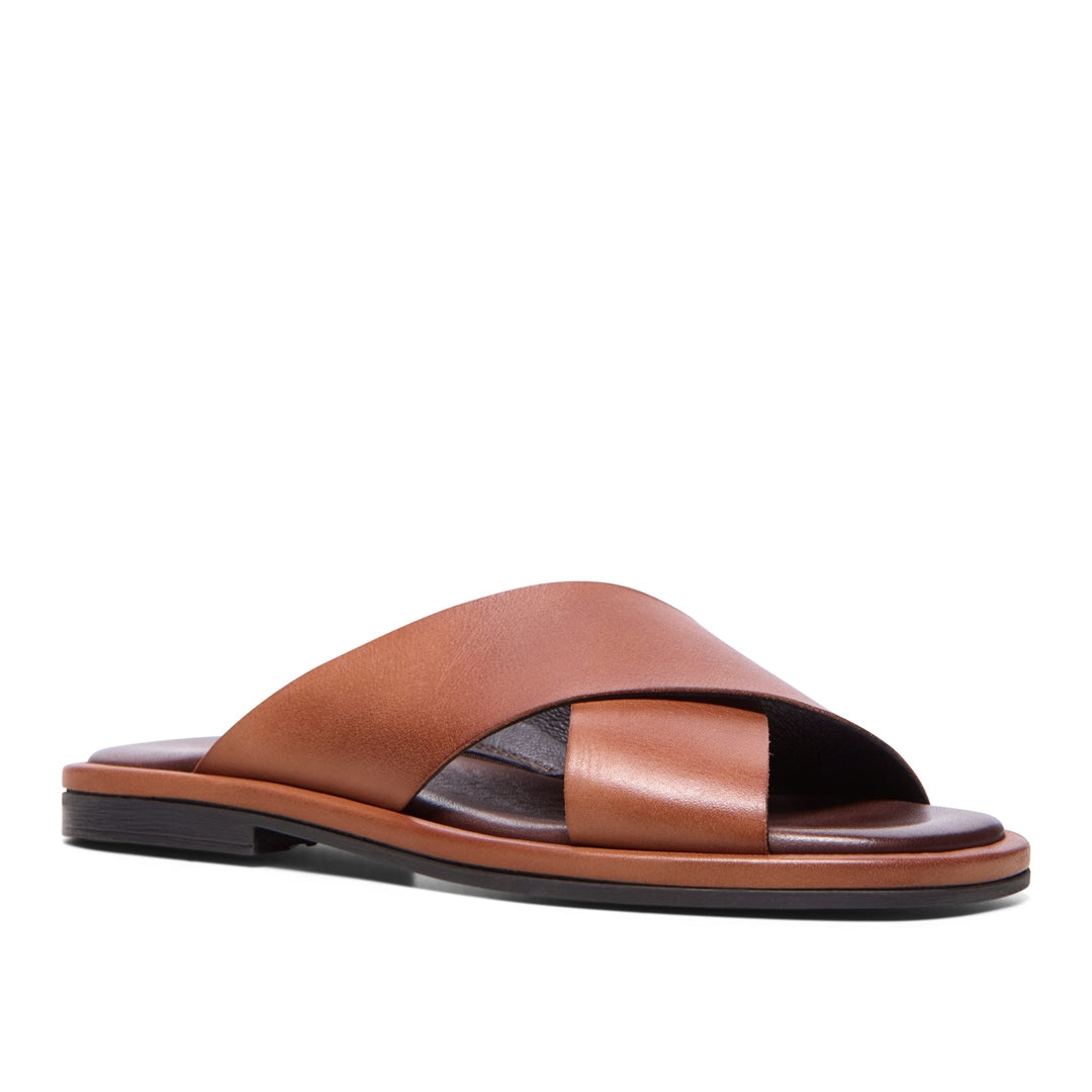 Mirel Tan Leather Sandals
