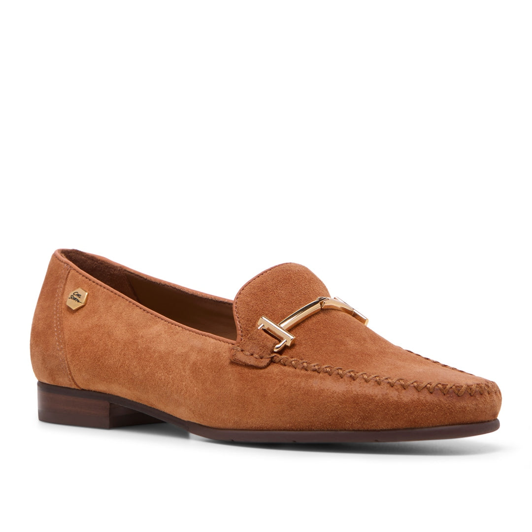Nettuno Tan Suede Loafers