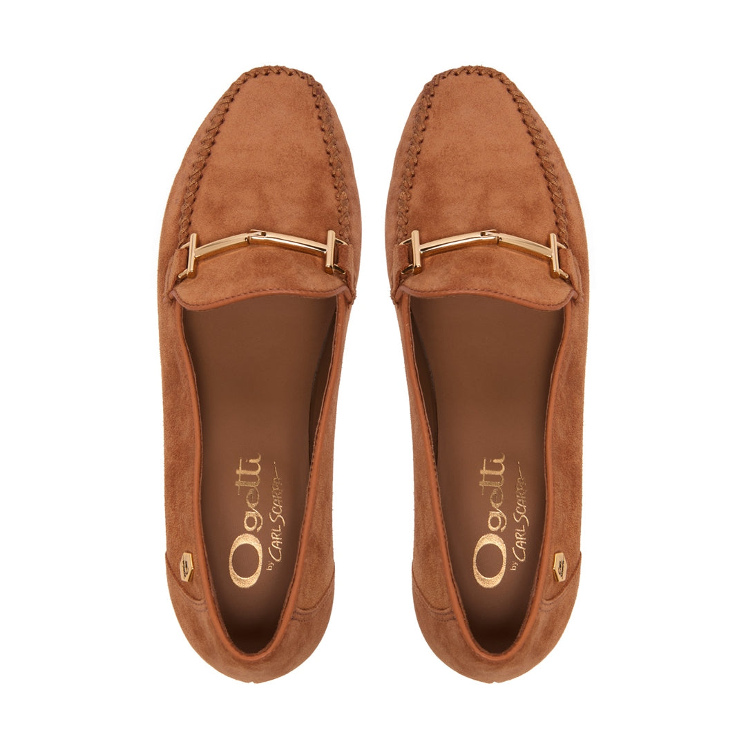 Nettuno Tan Suede Loafers