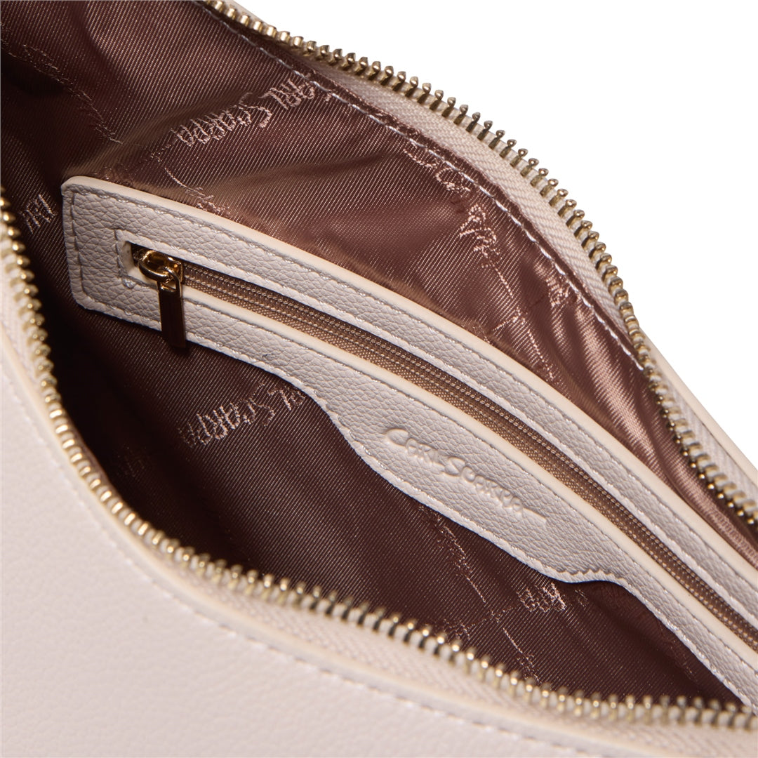 Alberina Off-White Handbag