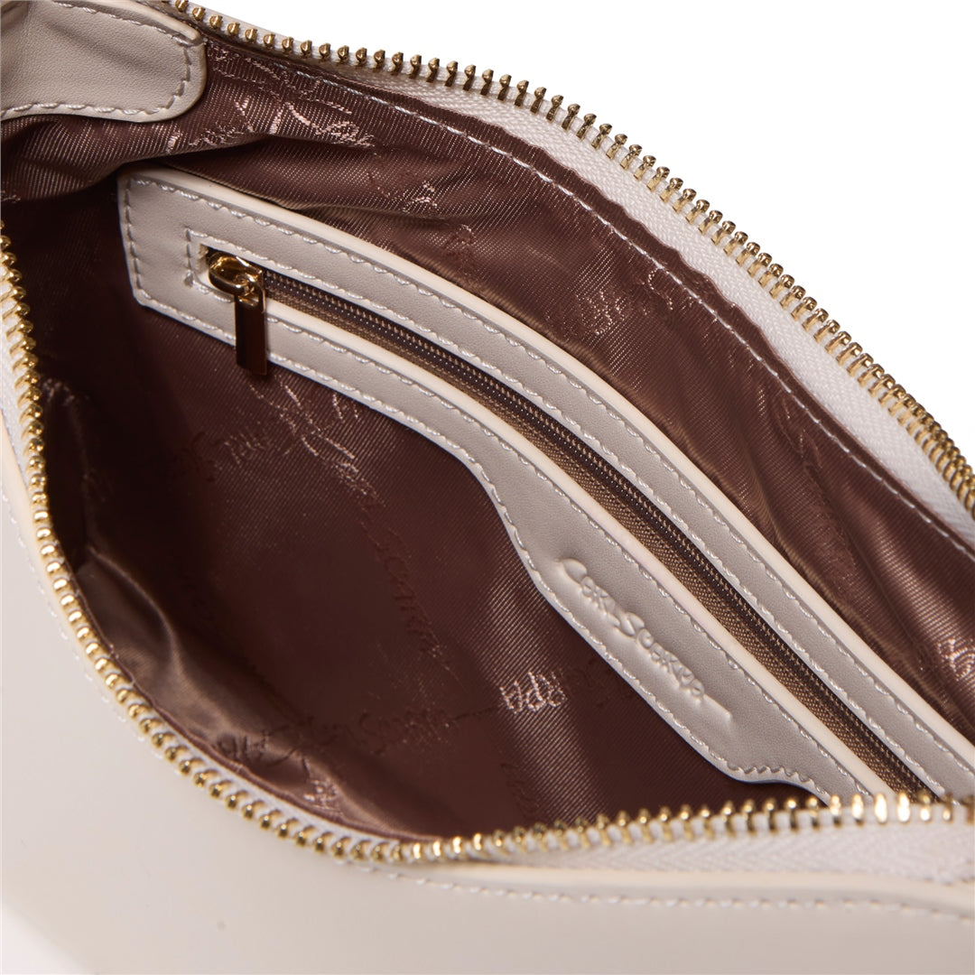 Haliana Off-White Handbag