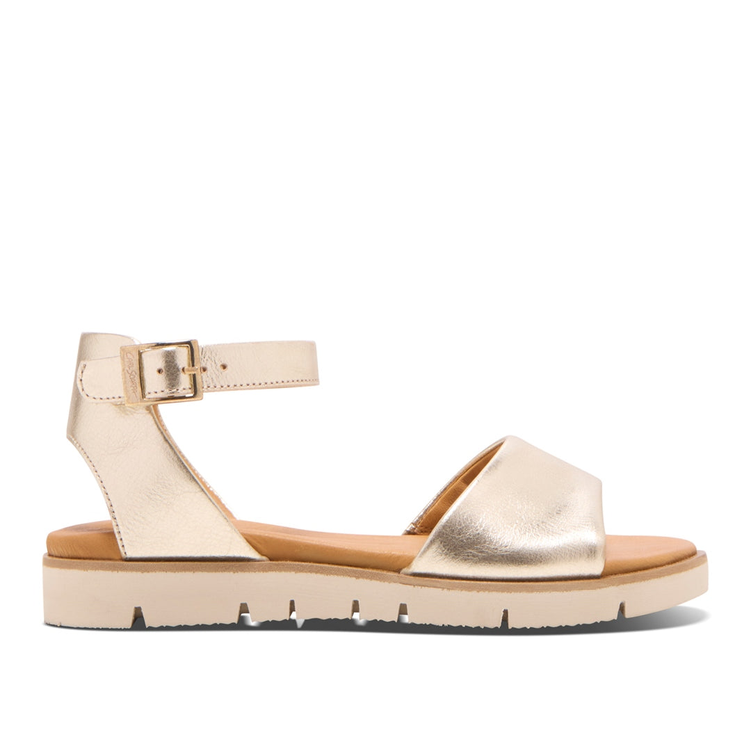 Melara Gold Sandals