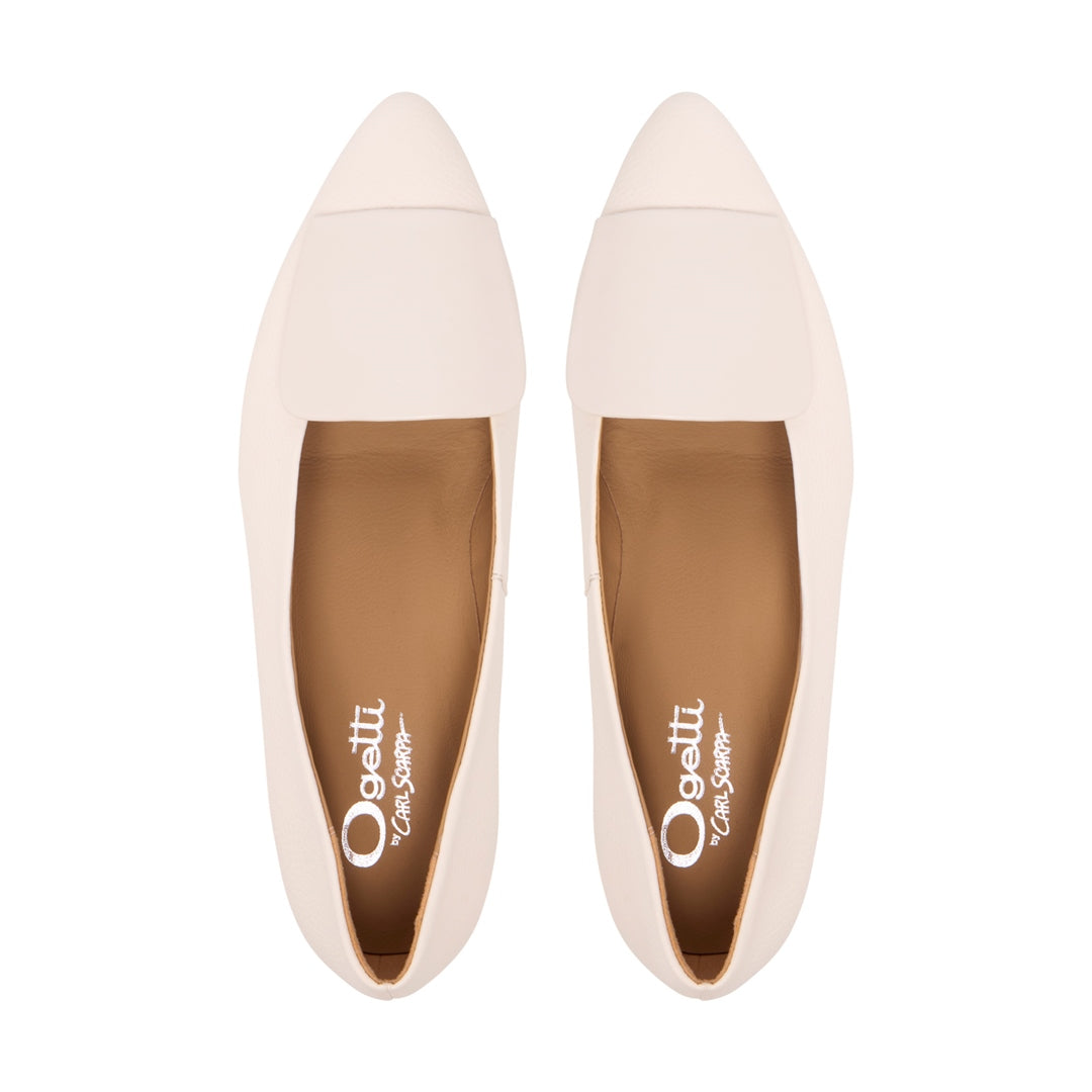 Rechina Off-White Loafers