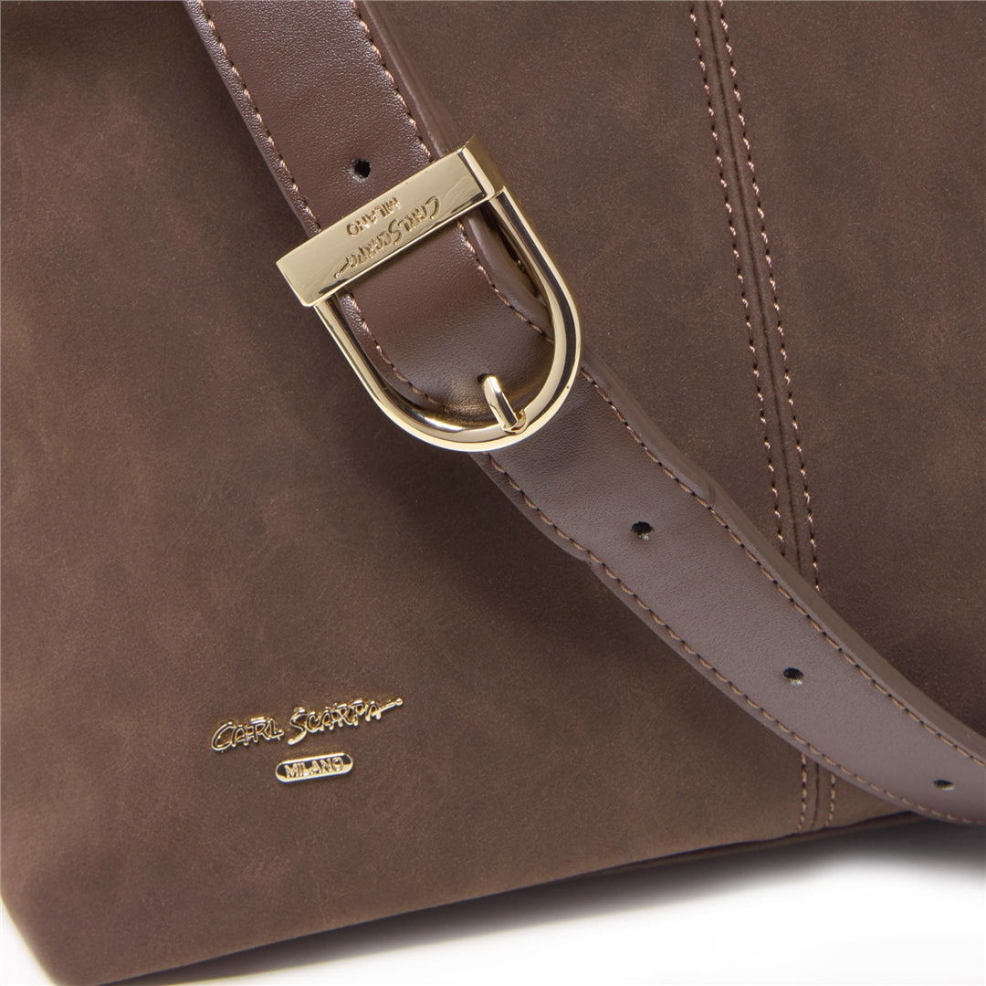 Yasmina Brown Handbag