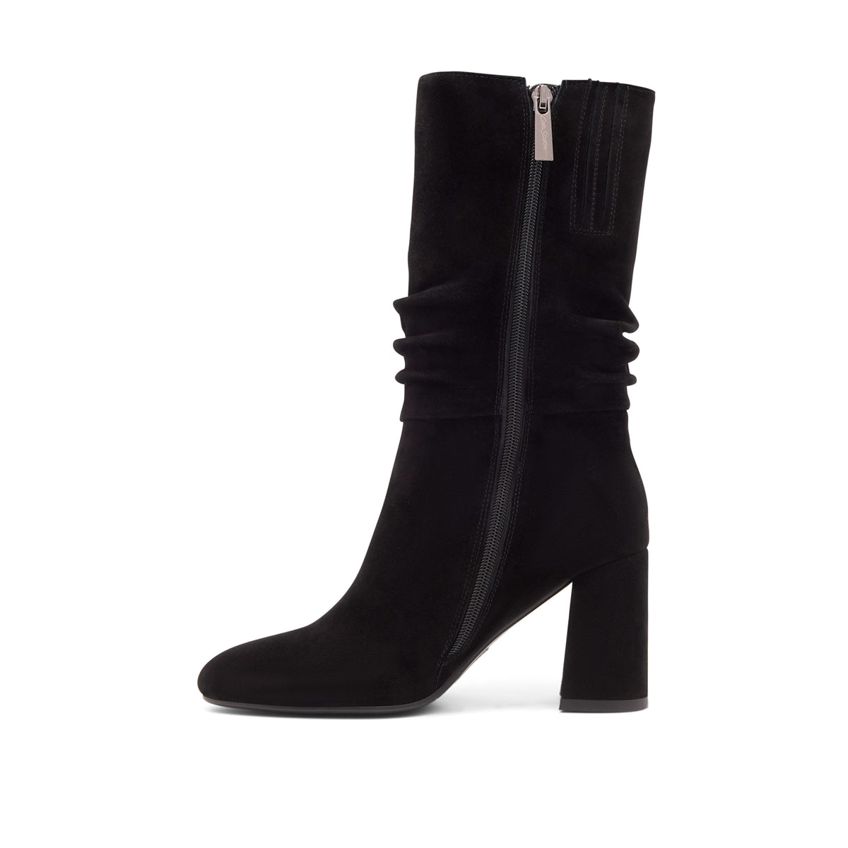 Aitana Black Suede Ankle Boot