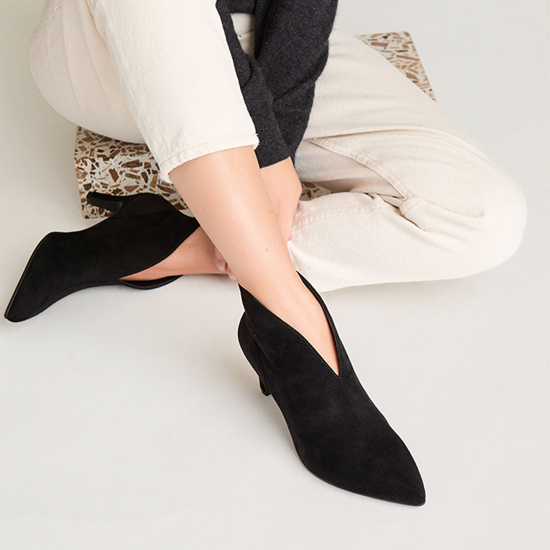 Pirelli Black Suede Ankle Boot