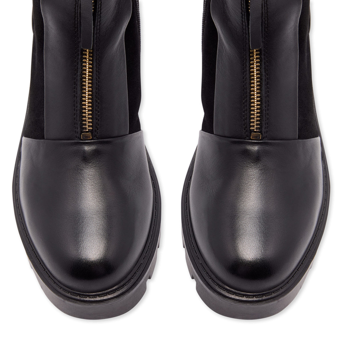 Romilda Black Suede Ankle Boot