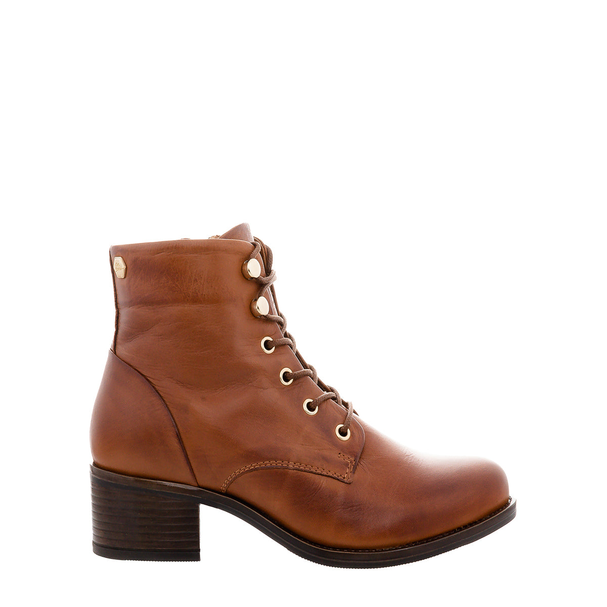 Ocean Tan Leather Lace Up Ankle Boots