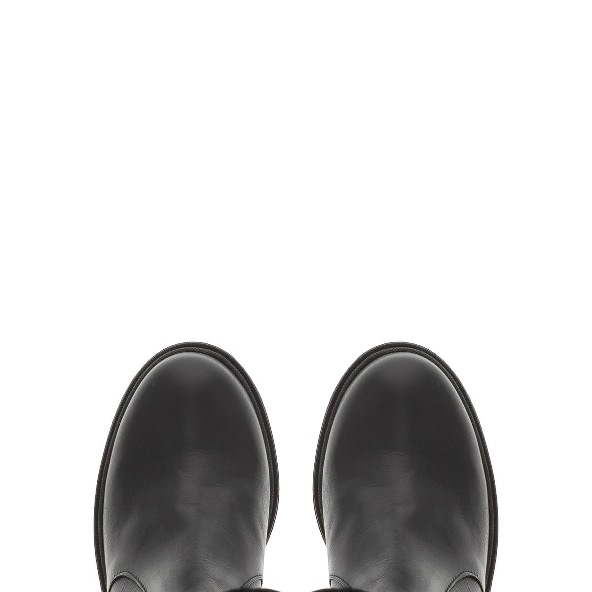 Dodie Black Leather Knee High Boots