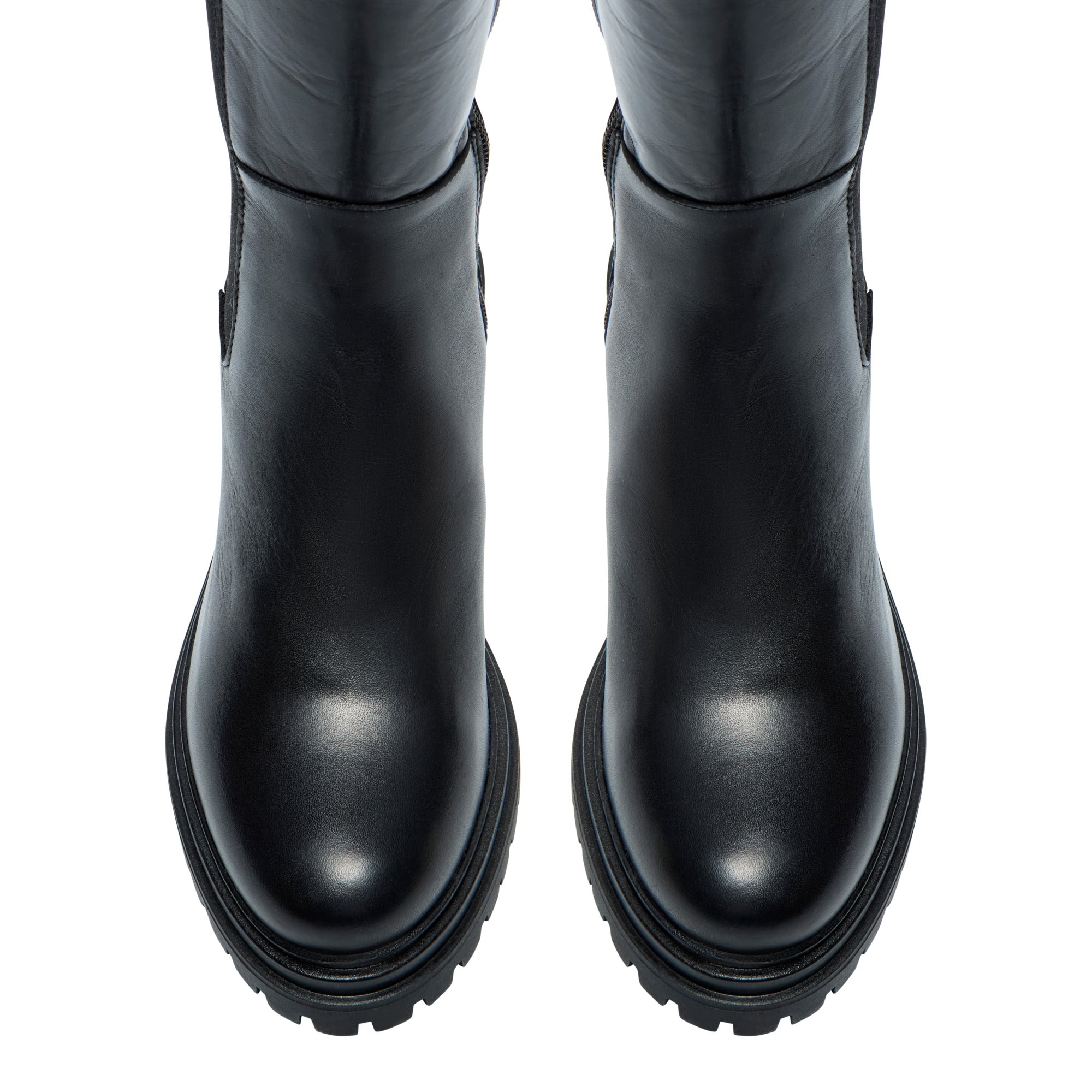 Morsica Black Leather Ankle Boot