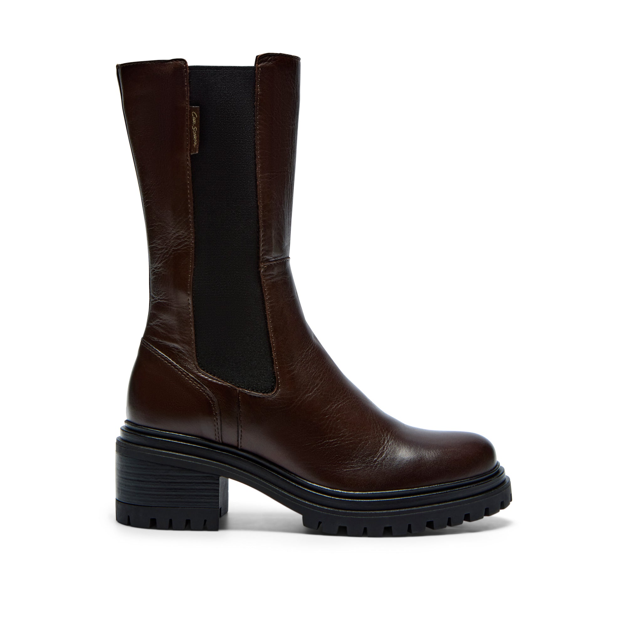 Morsica Brown Leather Ankle Boot