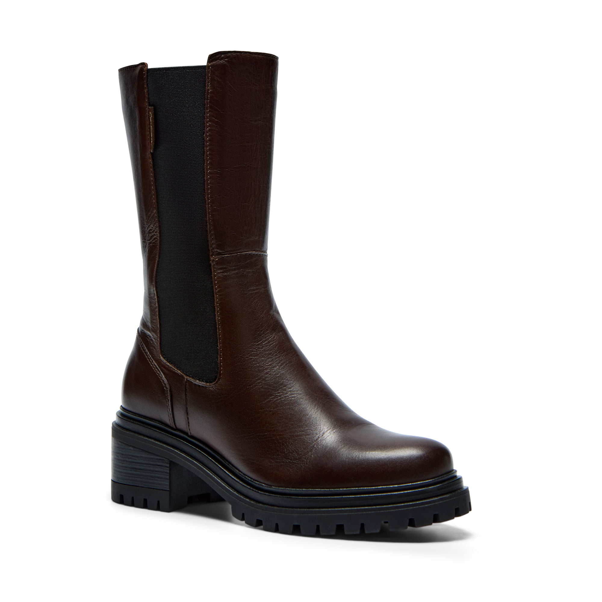 Morsica Brown Leather Ankle Boot