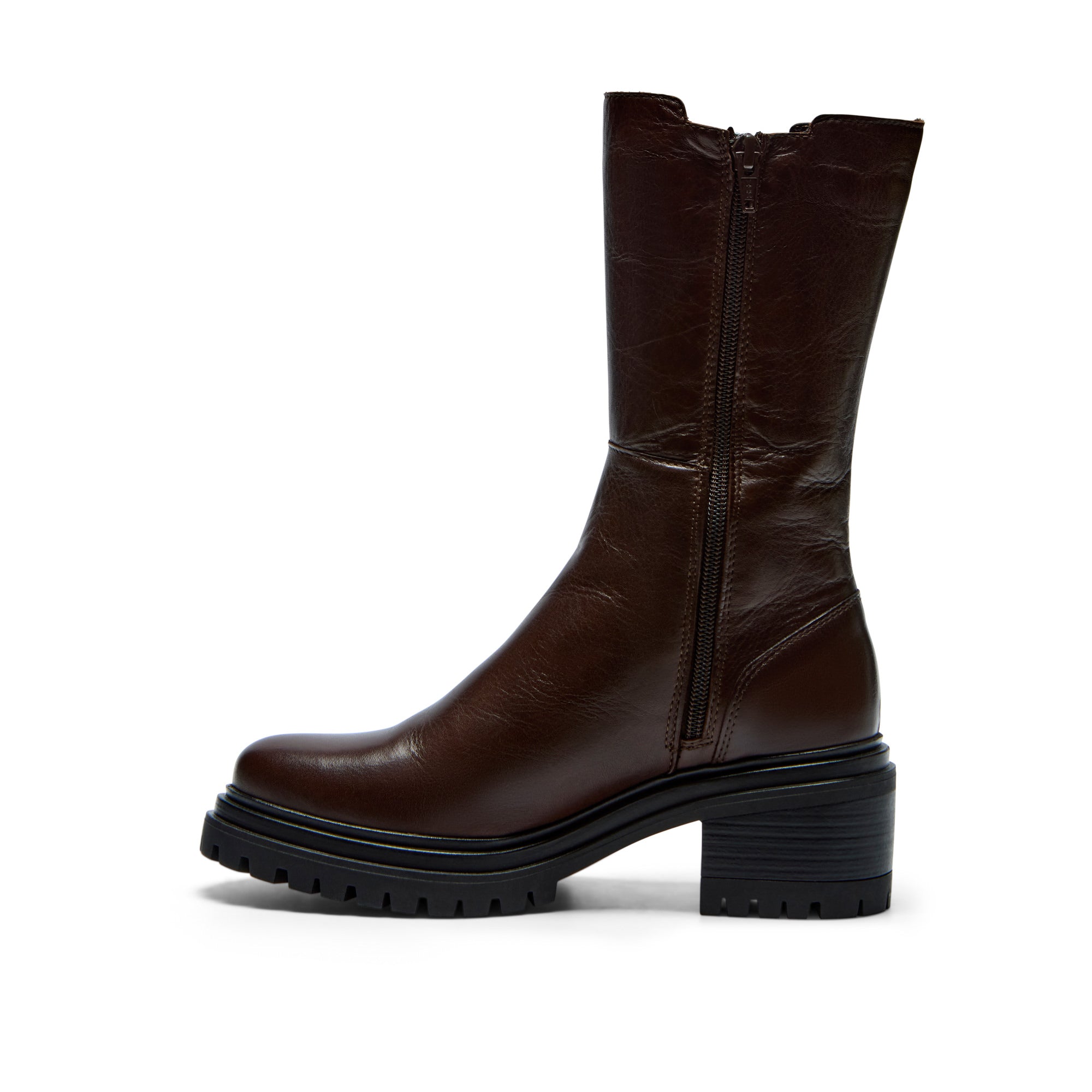 Morsica Brown Leather Ankle Boot