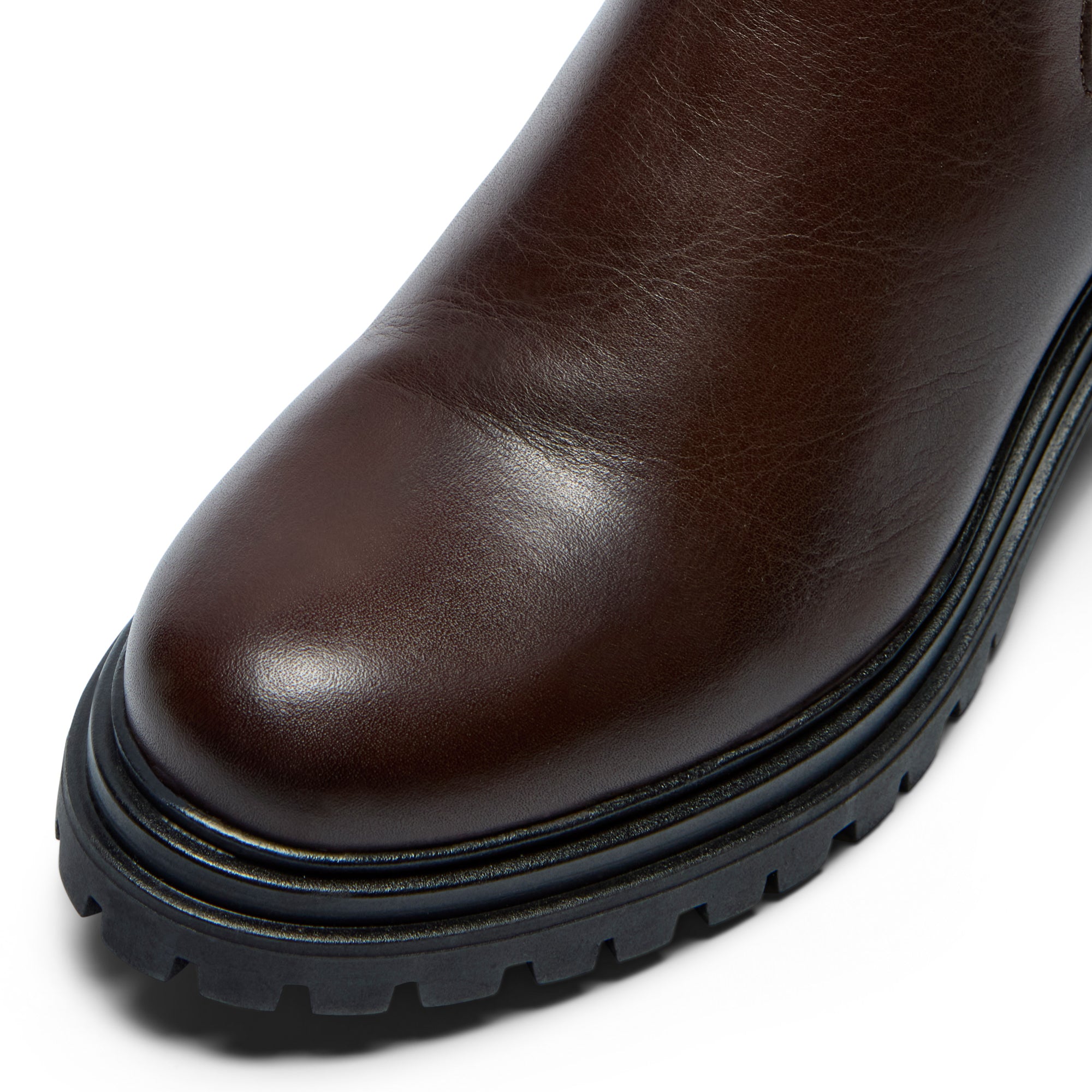 Morsica Brown Leather Ankle Boot