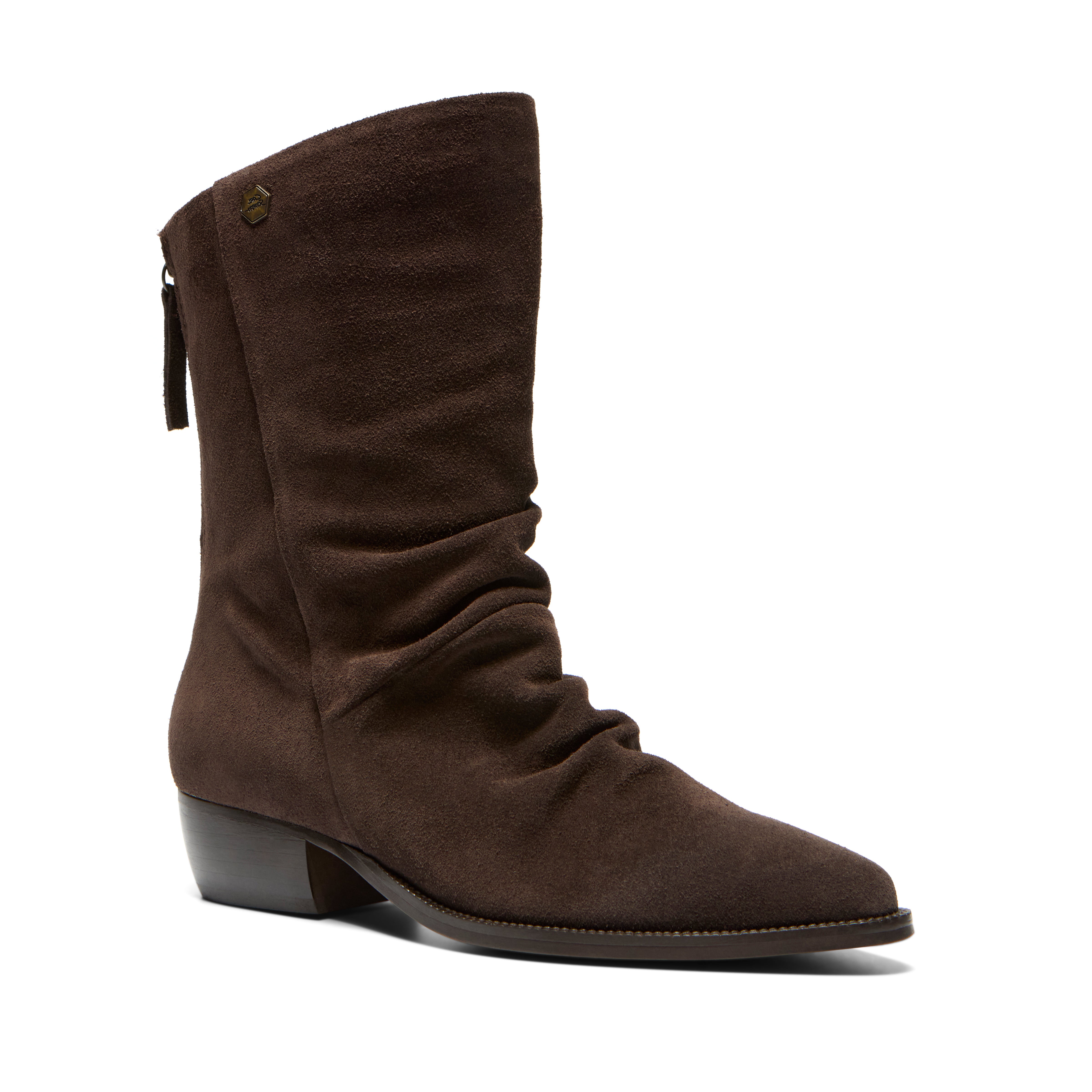Nerissa Brown Suede Ankle Boot