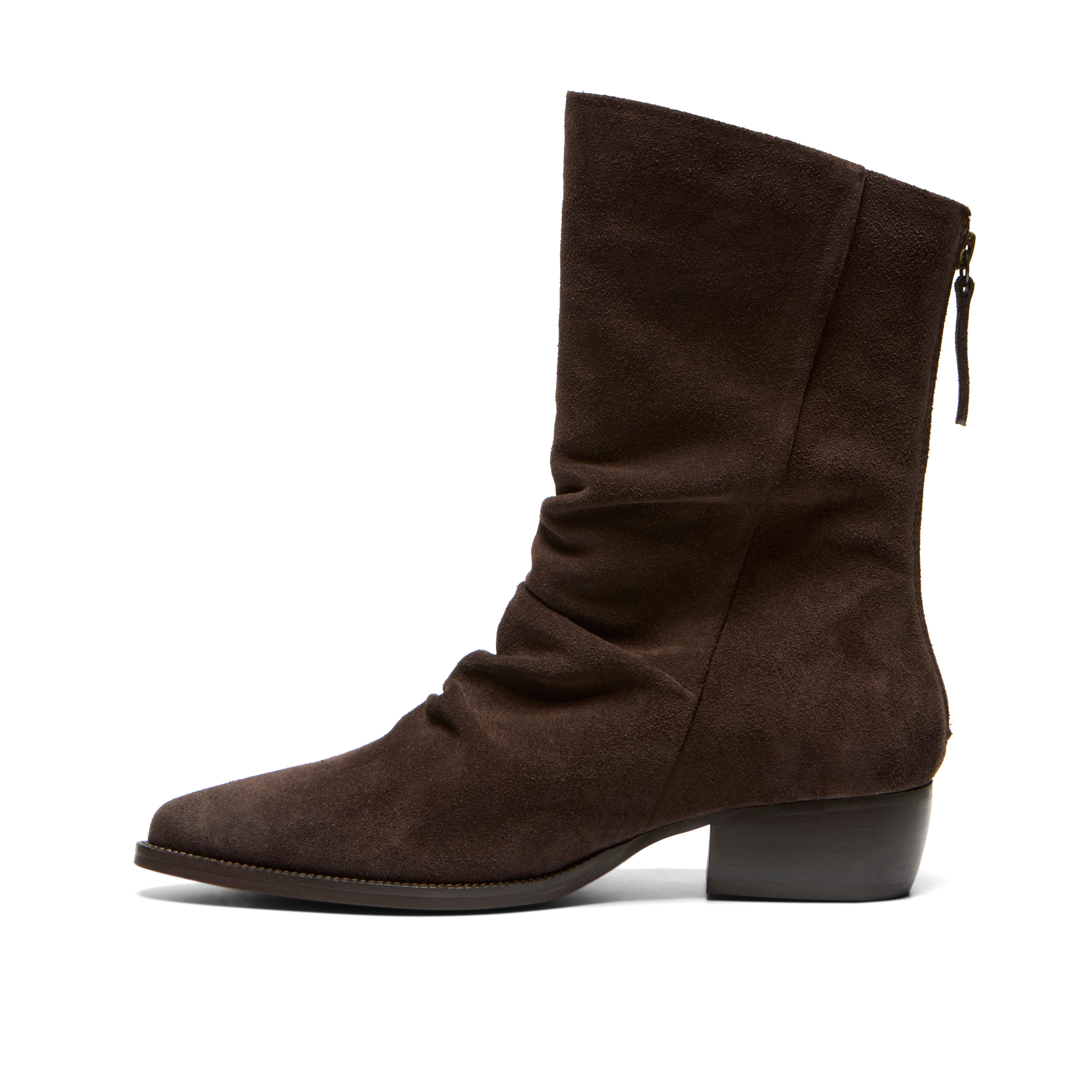 Nerissa Brown Suede Ankle Boot
