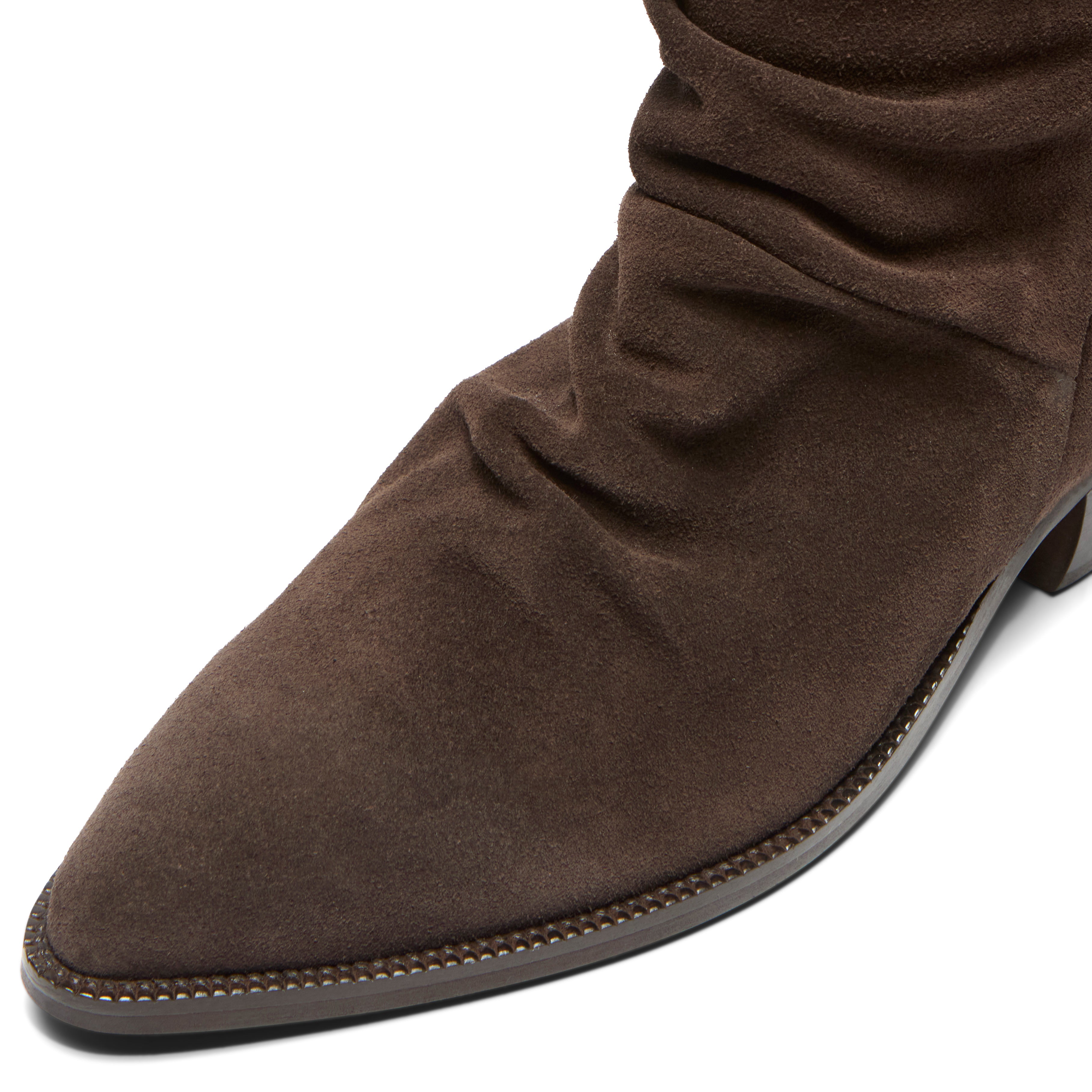 Nerissa Brown Suede Ankle Boot