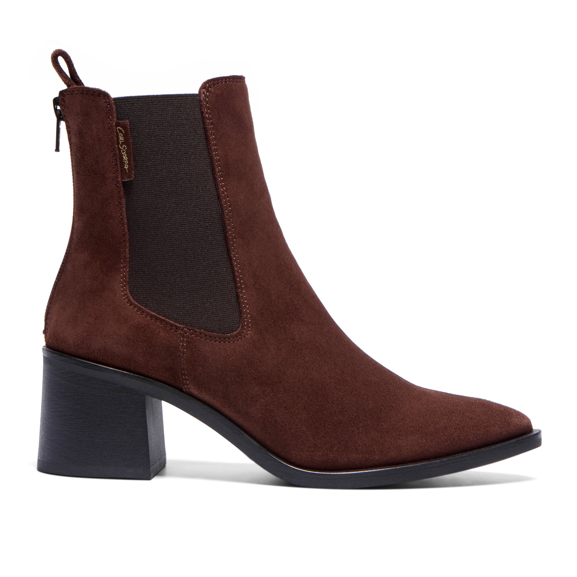 Olmia Brown Suede Ankle Boot